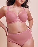 Victory Side Support Balcony Bra And Short Pink