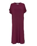 Yasmin Jersey Long Nightdress Oxblood TKD Lingerie Cyberjammies Fashion CF1