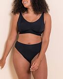 Zen Non Wired Bralette And Brazilian Black TKD Lingerie Curvy Kate Core F2