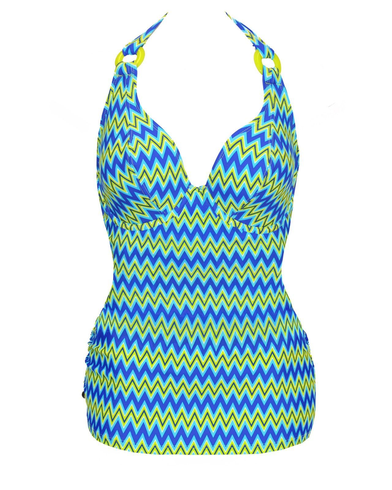 Shockwave Halterneck Tankini Top @ TKD Lingerie