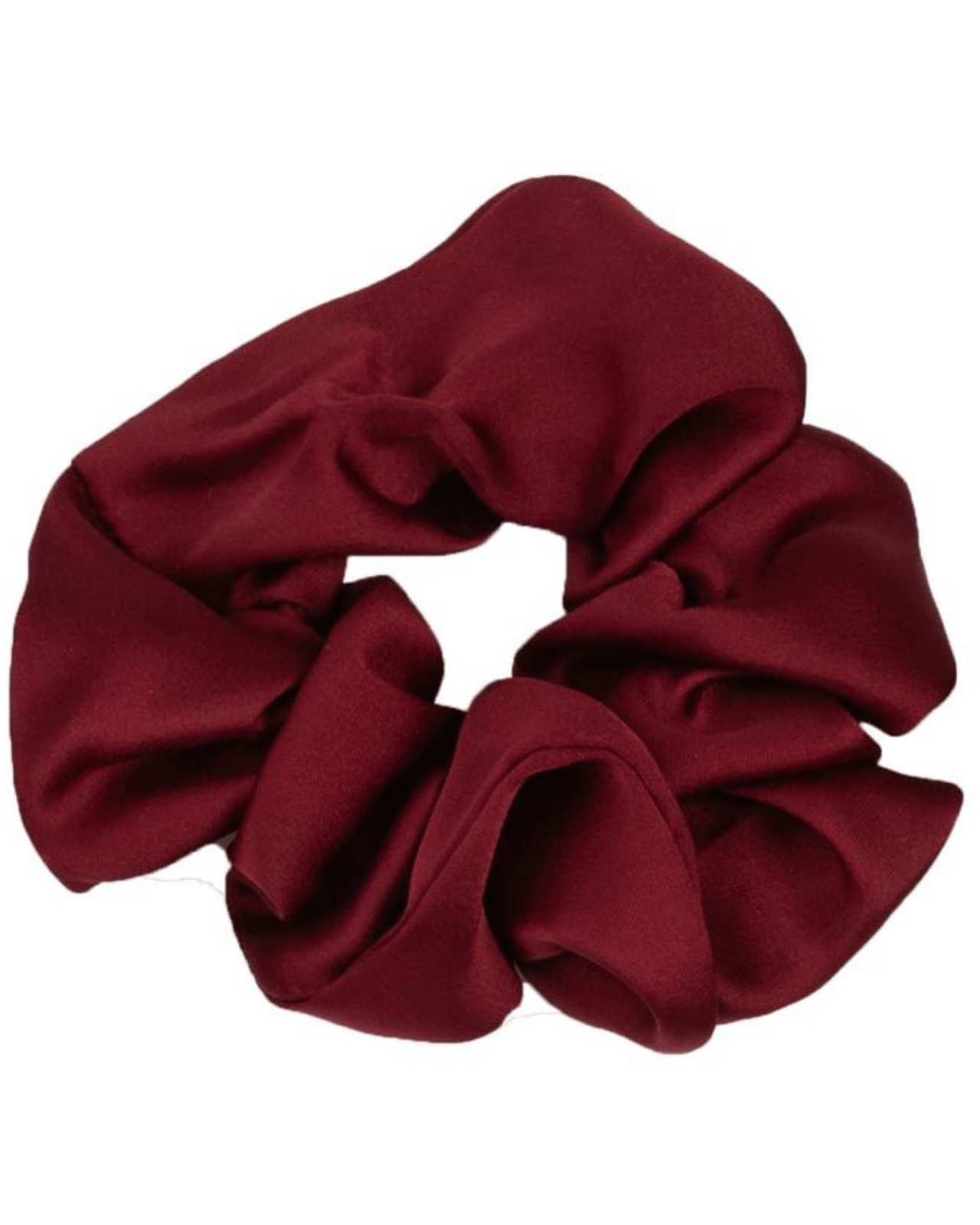 Maroon Solid Scrunchie main image 1