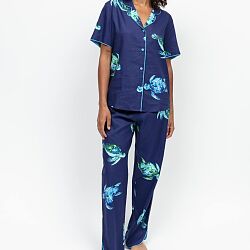 Ashley Turtle Print Pyjama Set