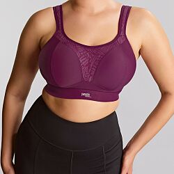 Boundless Non Wired Sports Bra Berry/Chalk