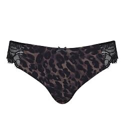 Cherie Brazilian Brief Black Animal Cherie Brazilian Brief Black Animal