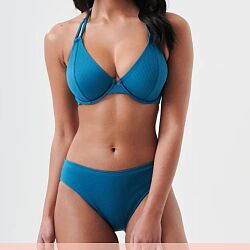 Christina Halter Bikini Top Teal