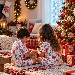 Christmas Cheer Kids Shorty Set