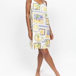 Cora Postcard Print Nightdress