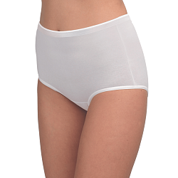 Cotton Full Brief Pack Of 3 White