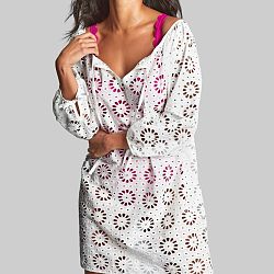 Daisy Short Beach Dress White Daisy Short Beach Dress White