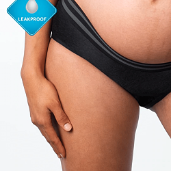 Elevate Leakproof Moderate Full Brief Black