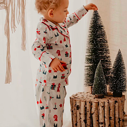 Gnomes Print Kids Pyjama Set
