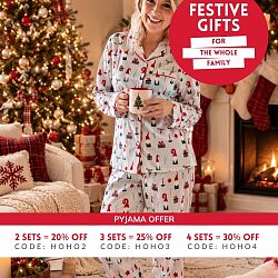 Gnomes Print Pyjama Set - Unisex