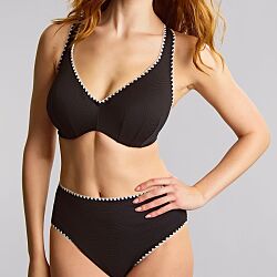 Aurora High Waist Brief Black/White