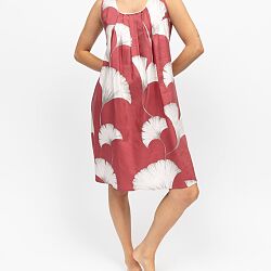 Josie Leaf Print Short Nightdress