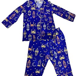 Cotton Lantern Print Kids Pyjama Set