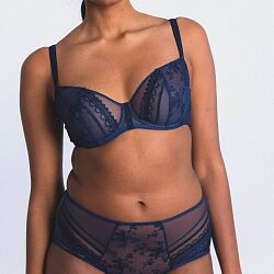 Muse High Waist Brief Dark Blue Muse High Waist Brief Dark Blue
