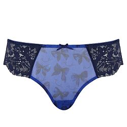Nina Brazilian Brief Blue Bows