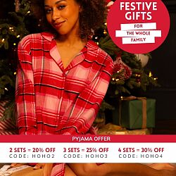 Noelle Check Longsleeve Nightshirt Red Mix