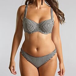 Gingham Classic Brief Black/White