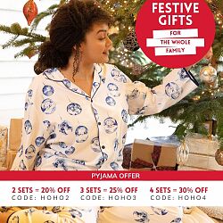 Riley Bauble Print Pyjama Set