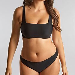 Signature Gina Square Neck Bikini Top Black