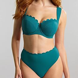 Spirit High Waist Brief Teal Blue