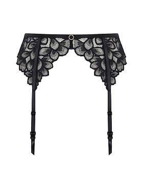 Allure Suspender Black/Latte