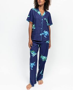 Ashley Turtle Print Pyjama Set