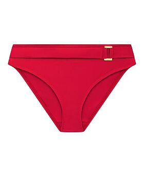 Boudoir Beach Belted Brief Crimson Red