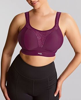 Boundless Non Wired Sports Bra Berry/Chalk