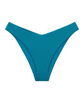 Christina High Leg V-Back Brief Teal