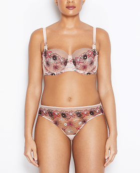 Eden Floral Embroidered Balconnet Bra