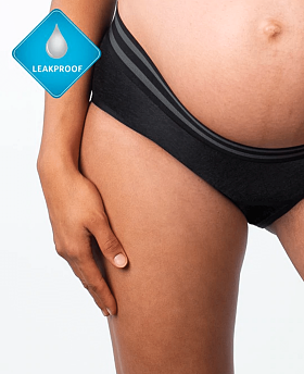 Elevate Leakproof Moderate Full Brief Black
