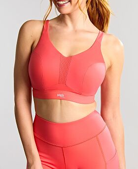 Endurance Non Padded Wired Sports Bra Grapefruit