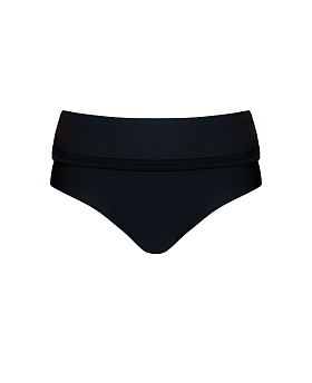 First Class Deep Fold Over Bikini Brief Black