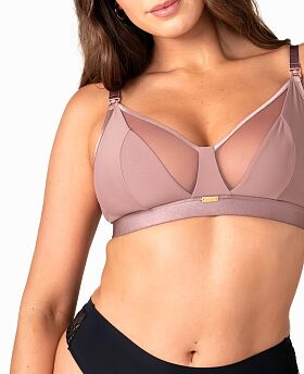 Flawless Non Wired Nursing Bra Rose Dust