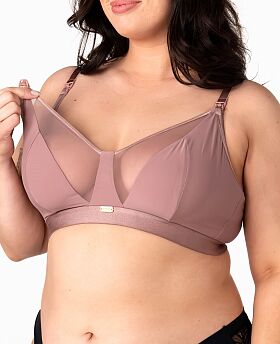 Flawless Non Wired Nursing Bra Rose Dust
