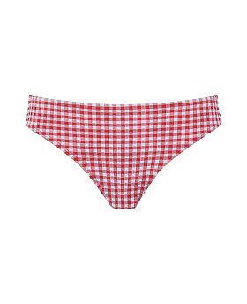 Gingham Classic Brief Red/White