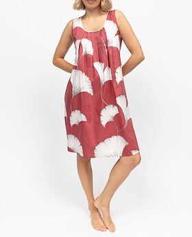 Josie Leaf Print Short Nightdress