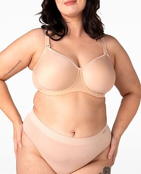 Obsession 2.0 Moulded Spacer Nursing Bra Frappe