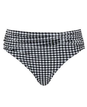 Gingham Midi Brief Black/White