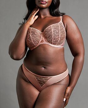 Restraint Balcony Bra Dusty Rose