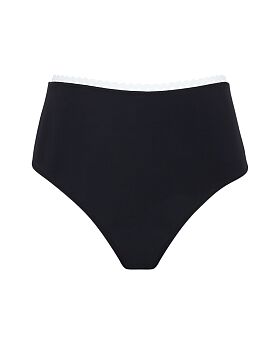 Ric Rac High Waist Brief Black