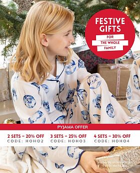 Mini Riley Girls Bauble Print Pyjama Set