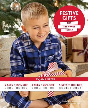 Mini Riley Boys Check Print Pyjama Set