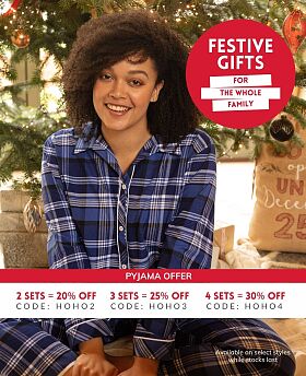 Riley Check Print Pyjama Set
