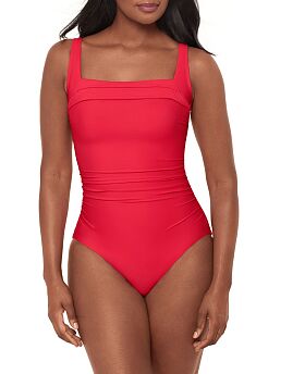 Rock Solid Polaris Shaping Swimsuit Papaya