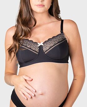 Show Off Full Cup Nursing Bra Black
