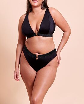 Siren Seas Non Wired Bikini Top Black