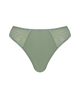 Smoothie Lace Brazilian Brief Sage Green